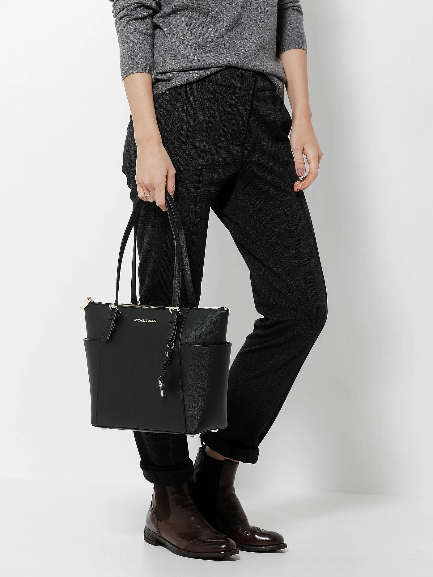 MICHAEL KORS | Ledertasche - Shopper JET SET ITEM | 